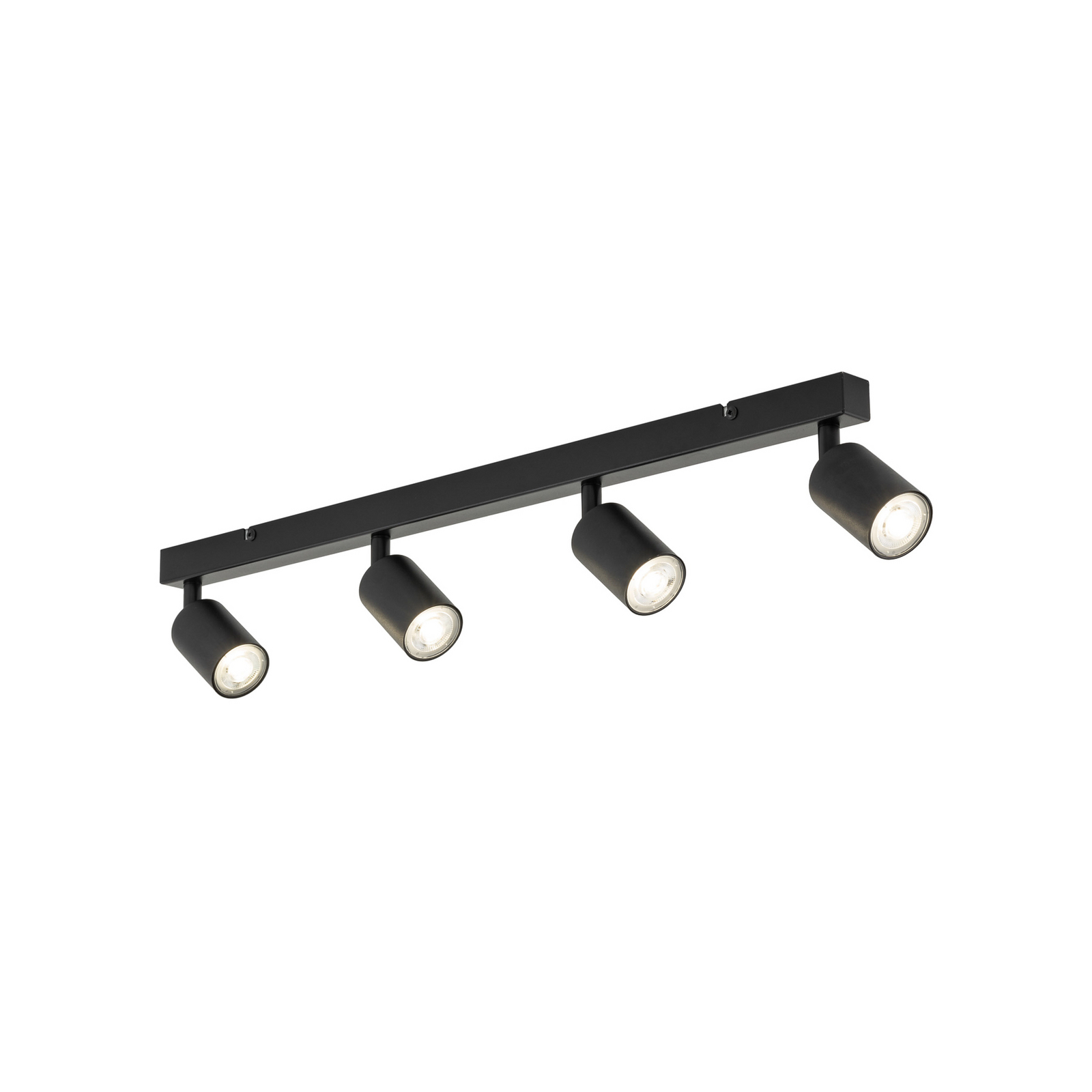 Spot pour plafond Top, noir, 83 cm, à 6 lampes, métal, GU10