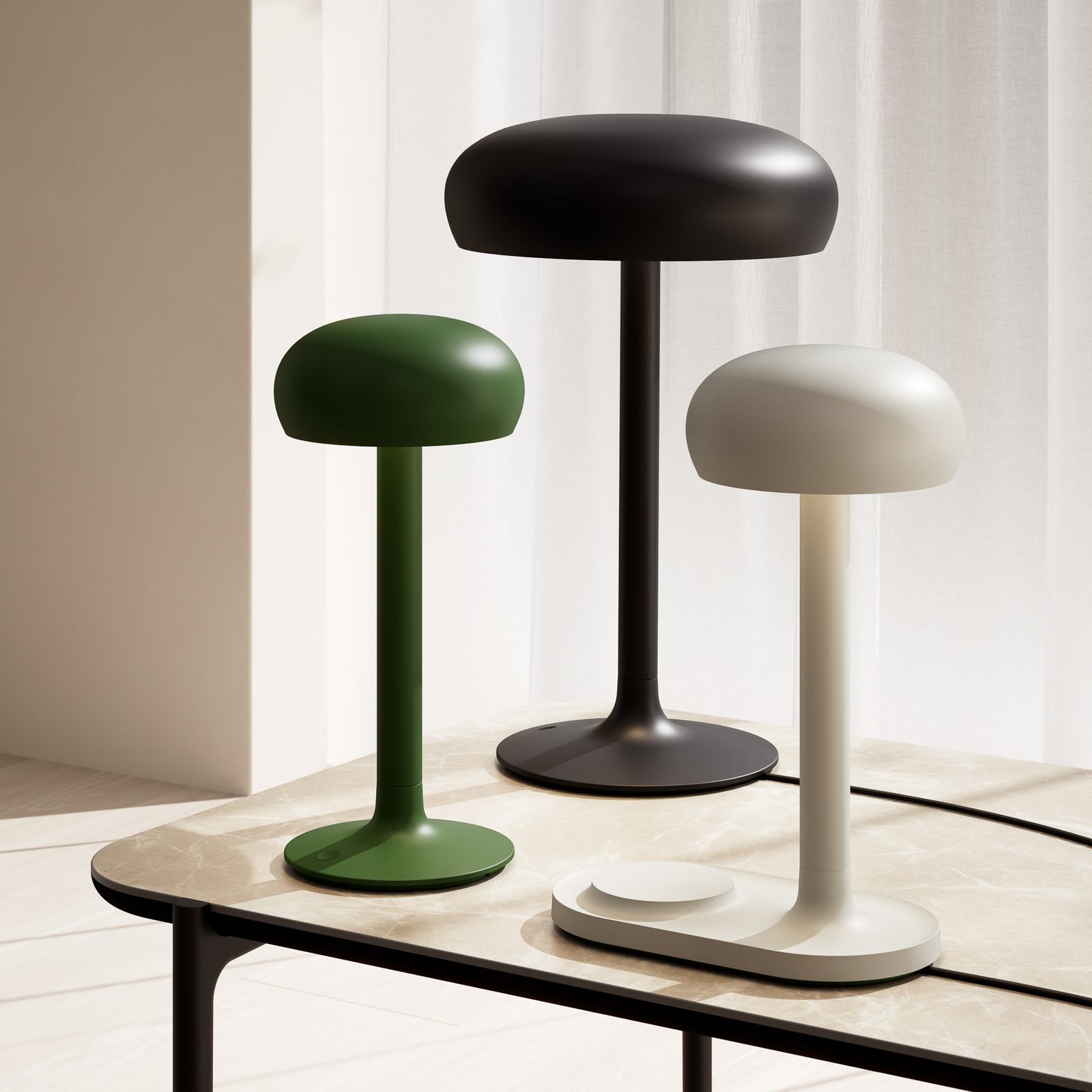 Emendo Tischleuchte w/Qi Wireless Charging Cloud - Eva Solo