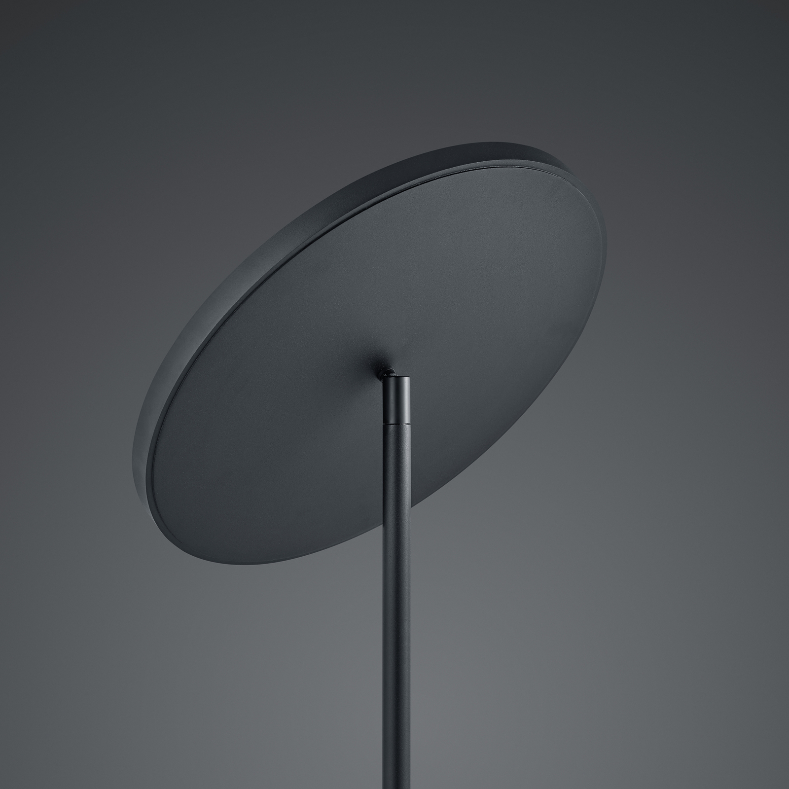 BANKAMP Solid lampa stojąca LED ściemniacz, czarna