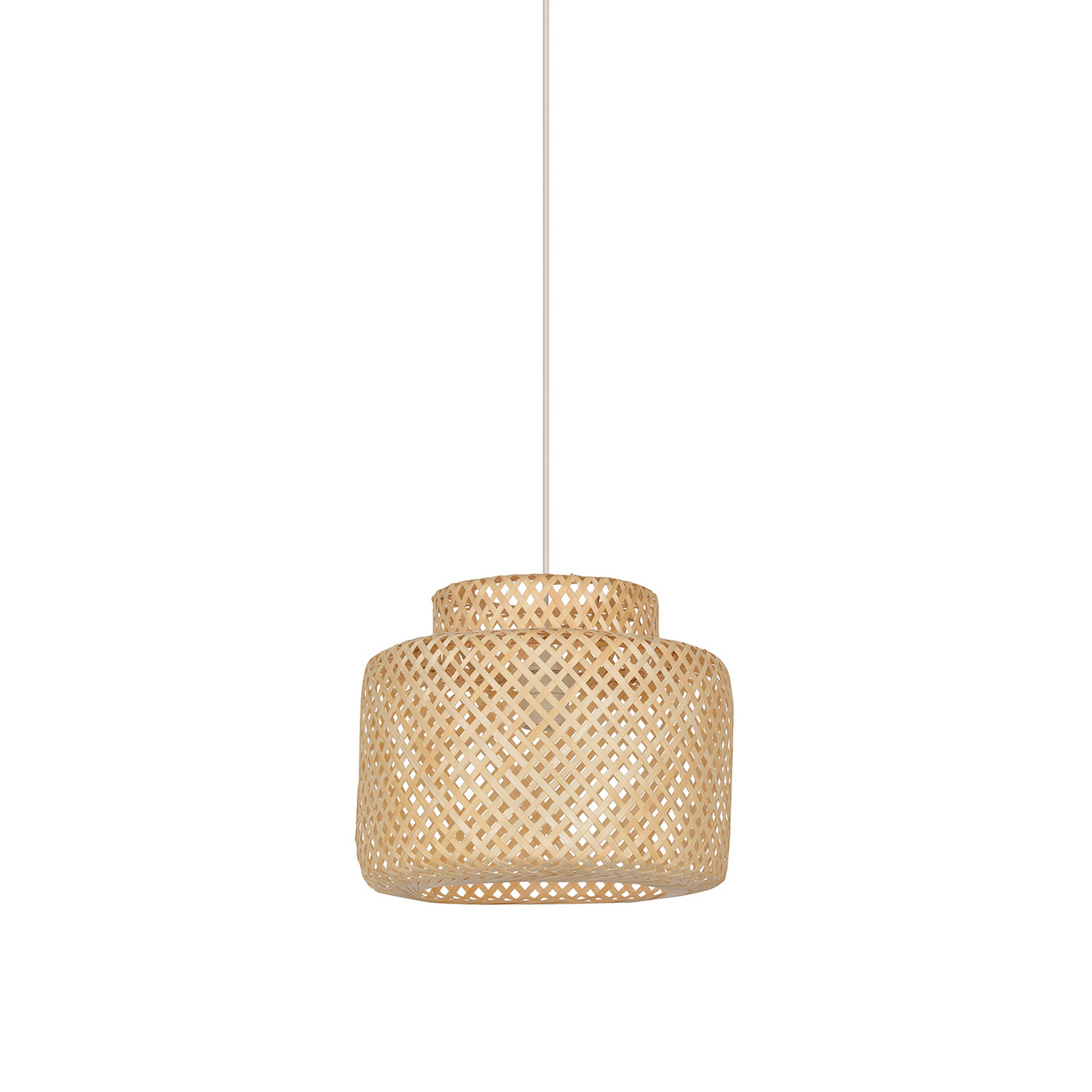 Bambusov viseći luster Makassar, Ø 30 cm - Corep SAS