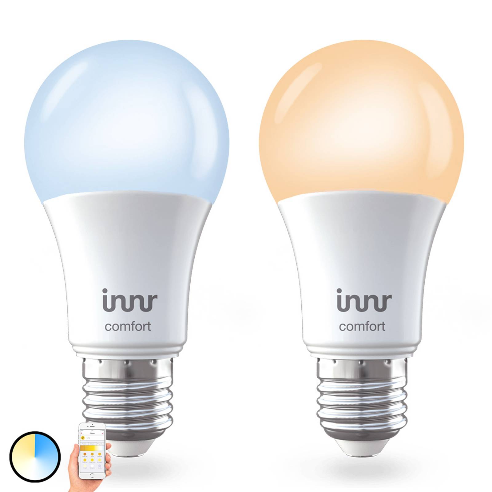 2 ampoules LED E27 9W Innr Smart Bulb Comfort