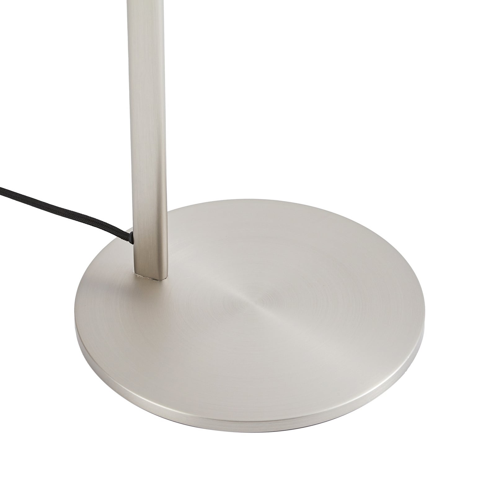 Lucande Silka floor lamp, 173 cm, satin nickel, adjustable Lucande Silka floor lamp, 173 cm, satin nickel, adjustable