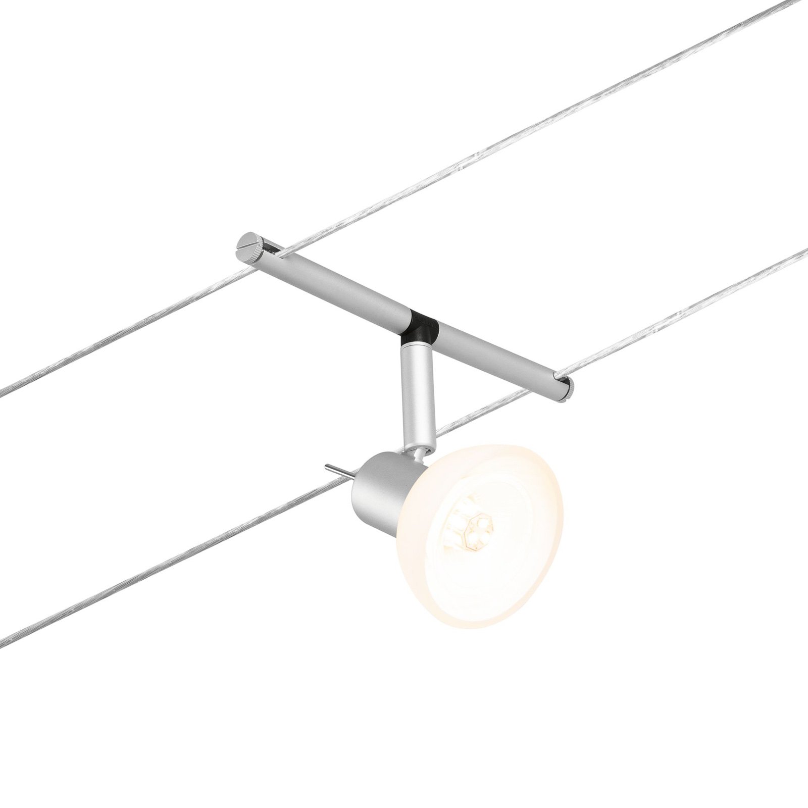 Paulmann Wire Sheela vajersystem 5 lampor 5 m krom