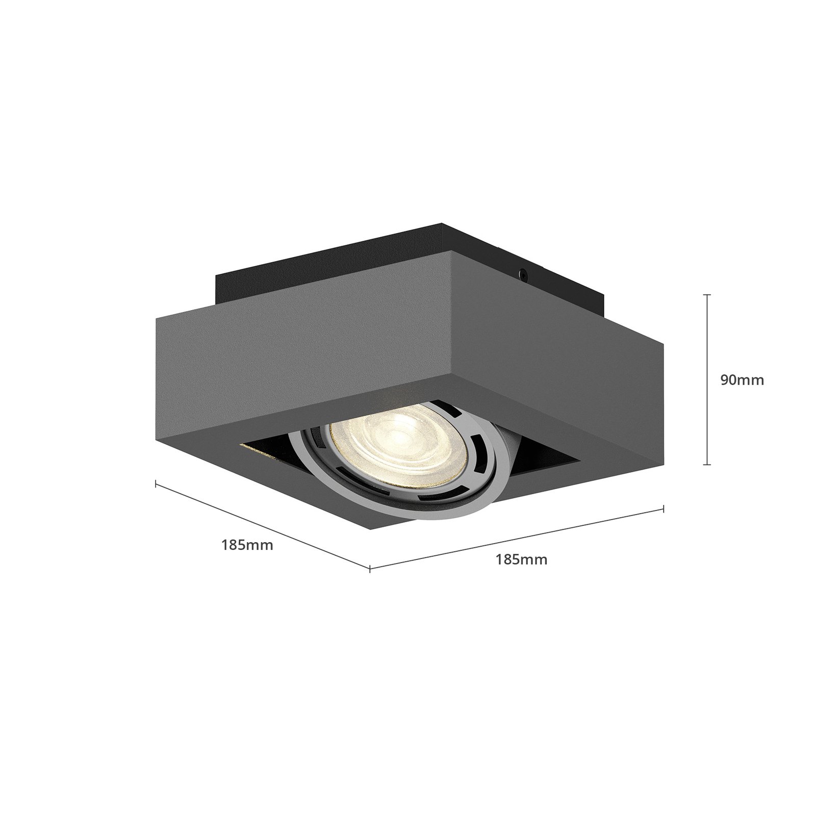 Ronka 1 Taklampe Dark Grey - Arcchio