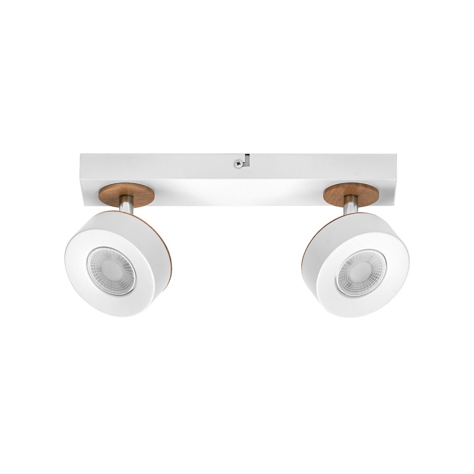 Faretto da soffitto LED OSRAM PLUTO, bianco, 2 faretto in metallo 3.000 K