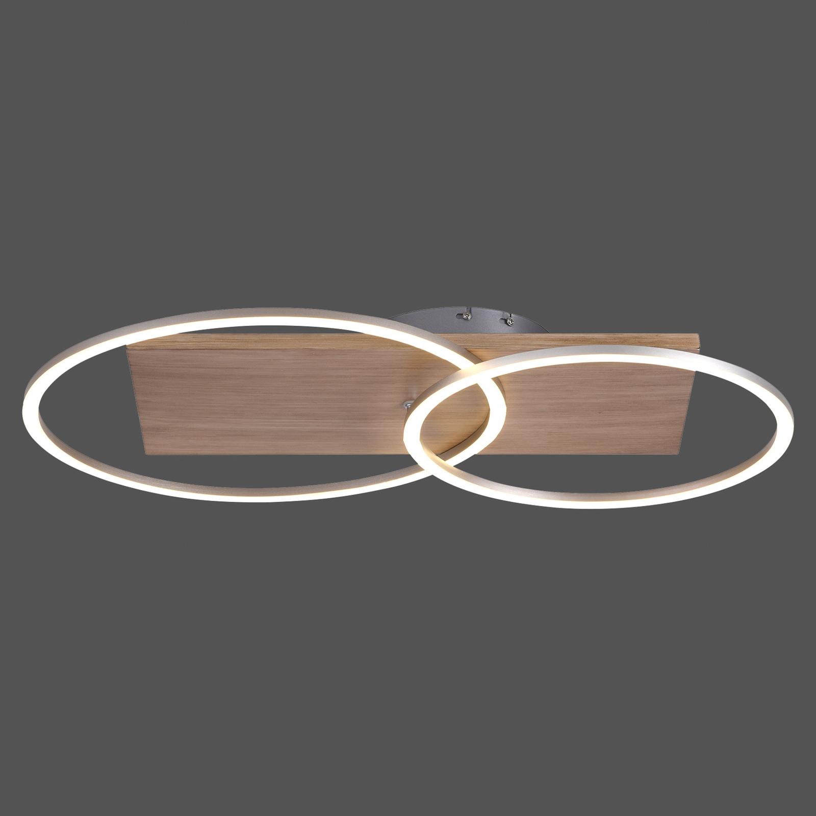 Paul Neuhaus Palma LED-Deckenlampe CCT 2 Ringe