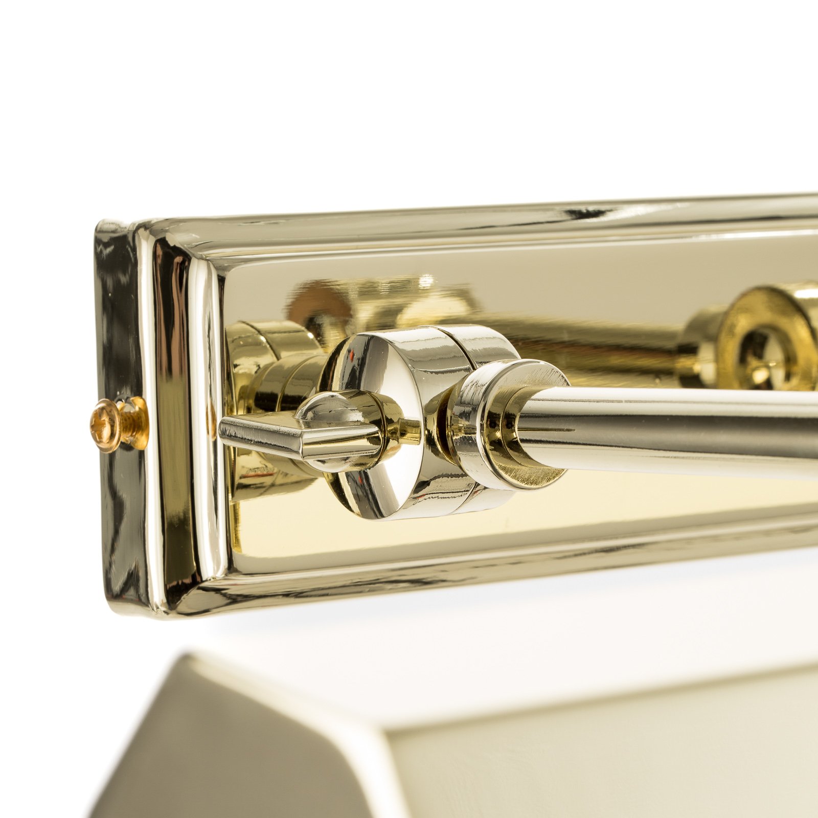Chawton picture light, polished brass, 40.2 cm