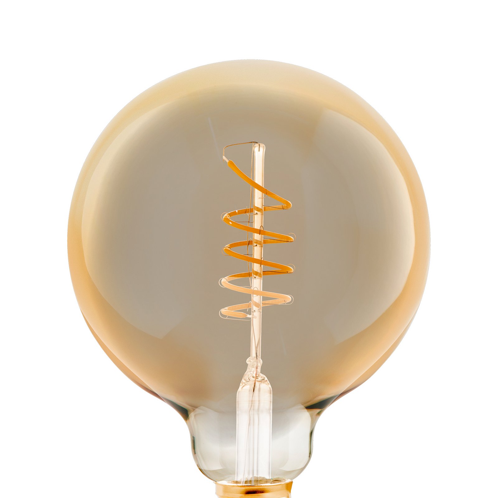 LED glazen lamp E27 4W amber Ø 12,5 cm