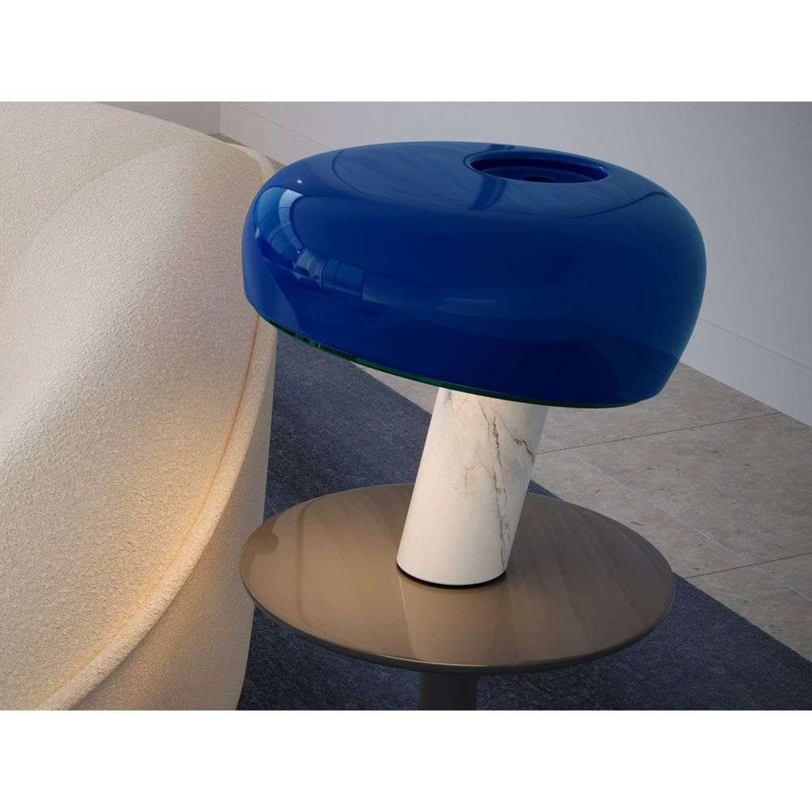 Snoopy Table Lamp Navy Blue - Flos