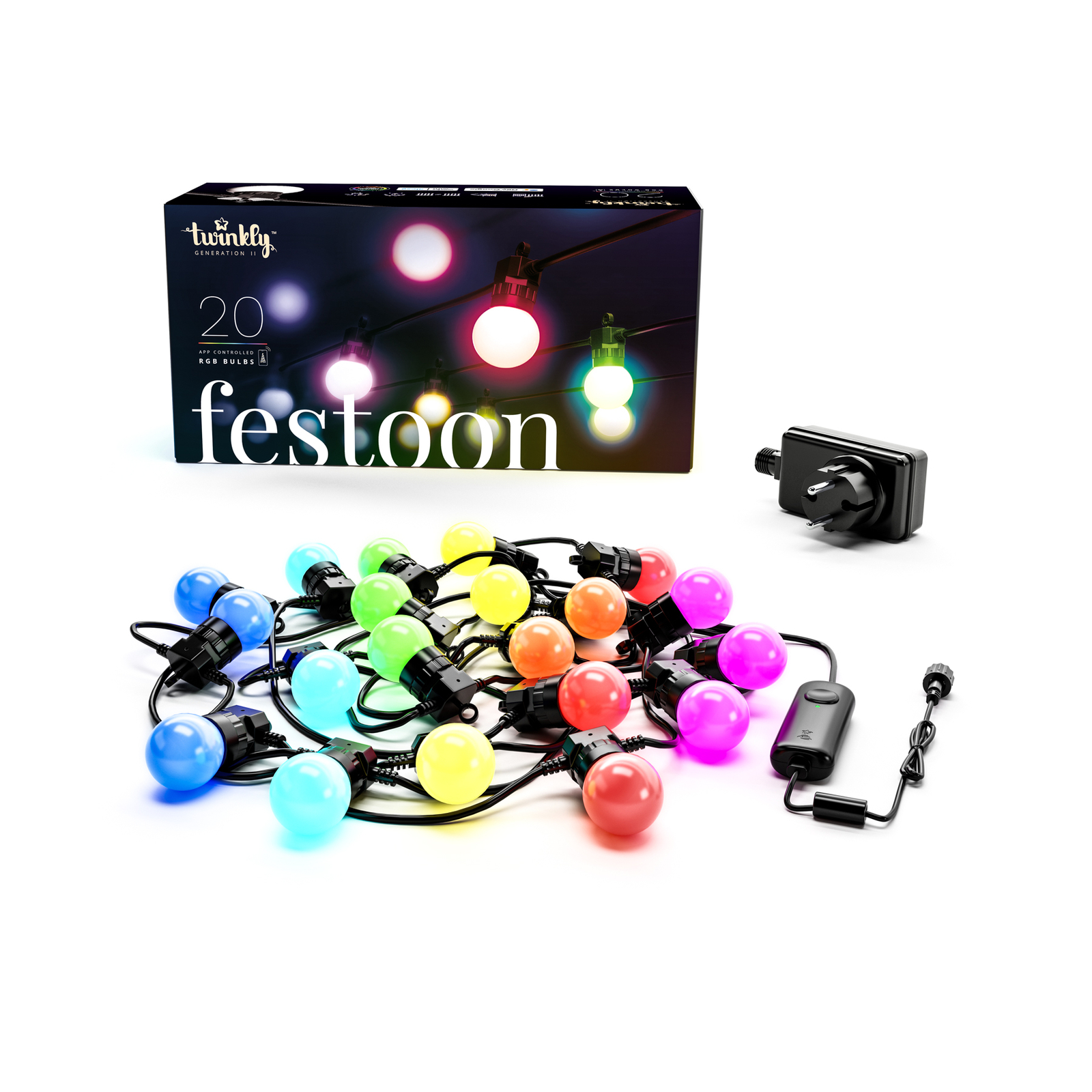 LED-Party-Lichterkette Twinkly Festoon Starter Kit