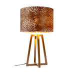 KARE Tischleuchte Wildlife, braun, Stahl, Höhe 51 cm, E27
