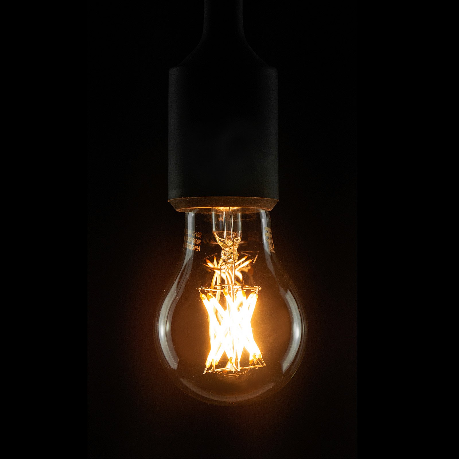 LED-Lampe E27 7W 927 LED in Kohlefadenoptik klar