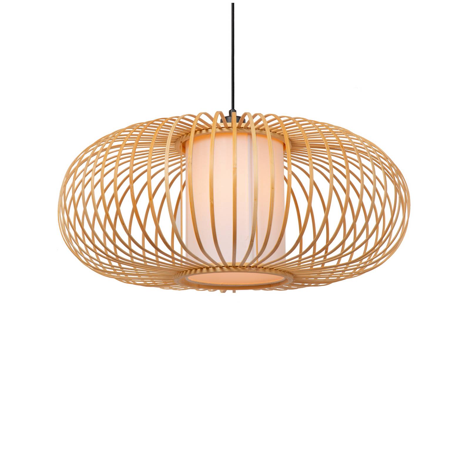 Lucide Hanglamp THULINE, bamboe, 1-lamp, Ø 60 cm, E27