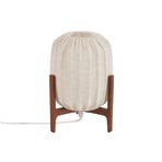 Prisma stolna lampa, jasen/bež, 24 cm, drvo – Watt & Veke