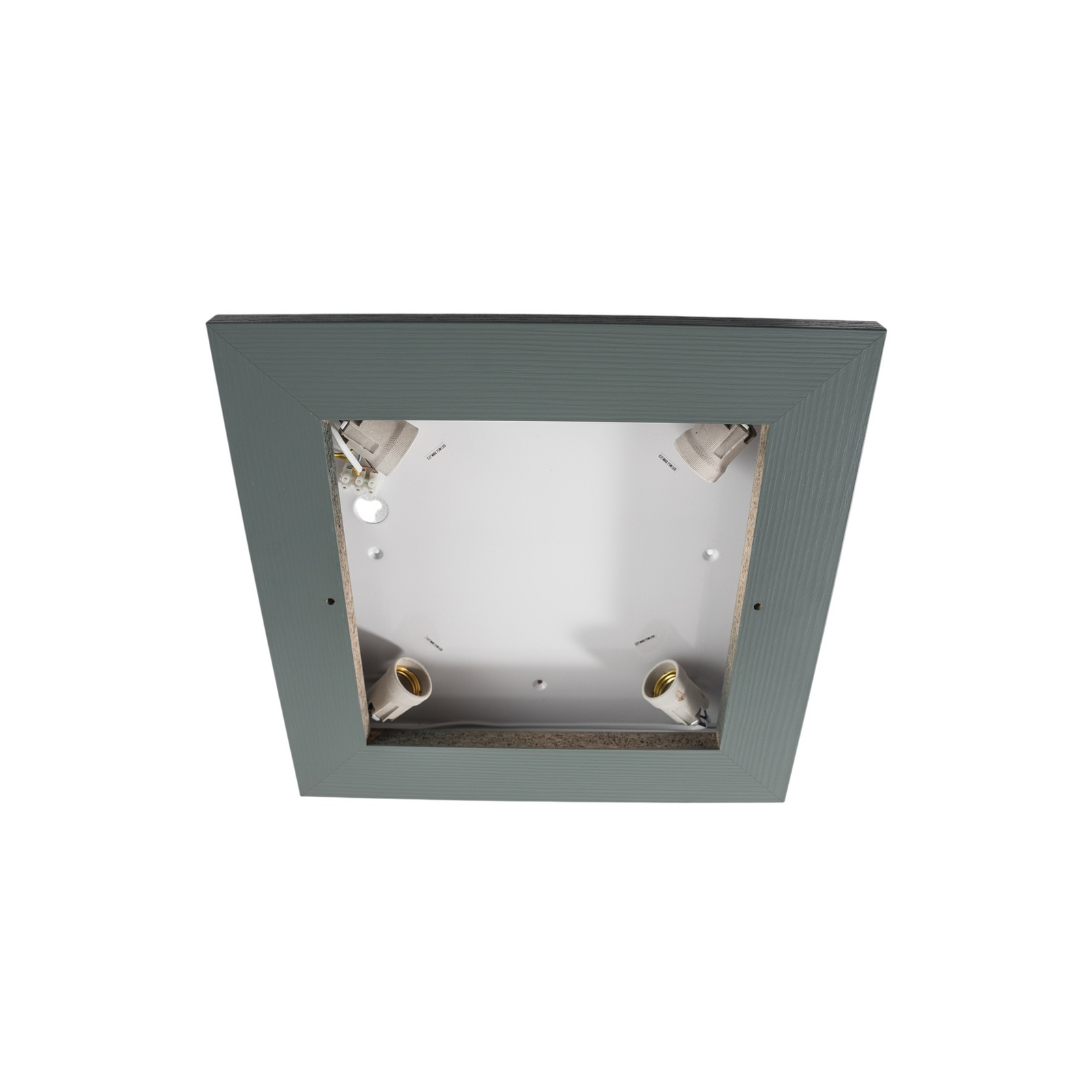 Laevalgusti Tally, laius 42 cm, salvei roheline, puit, E27