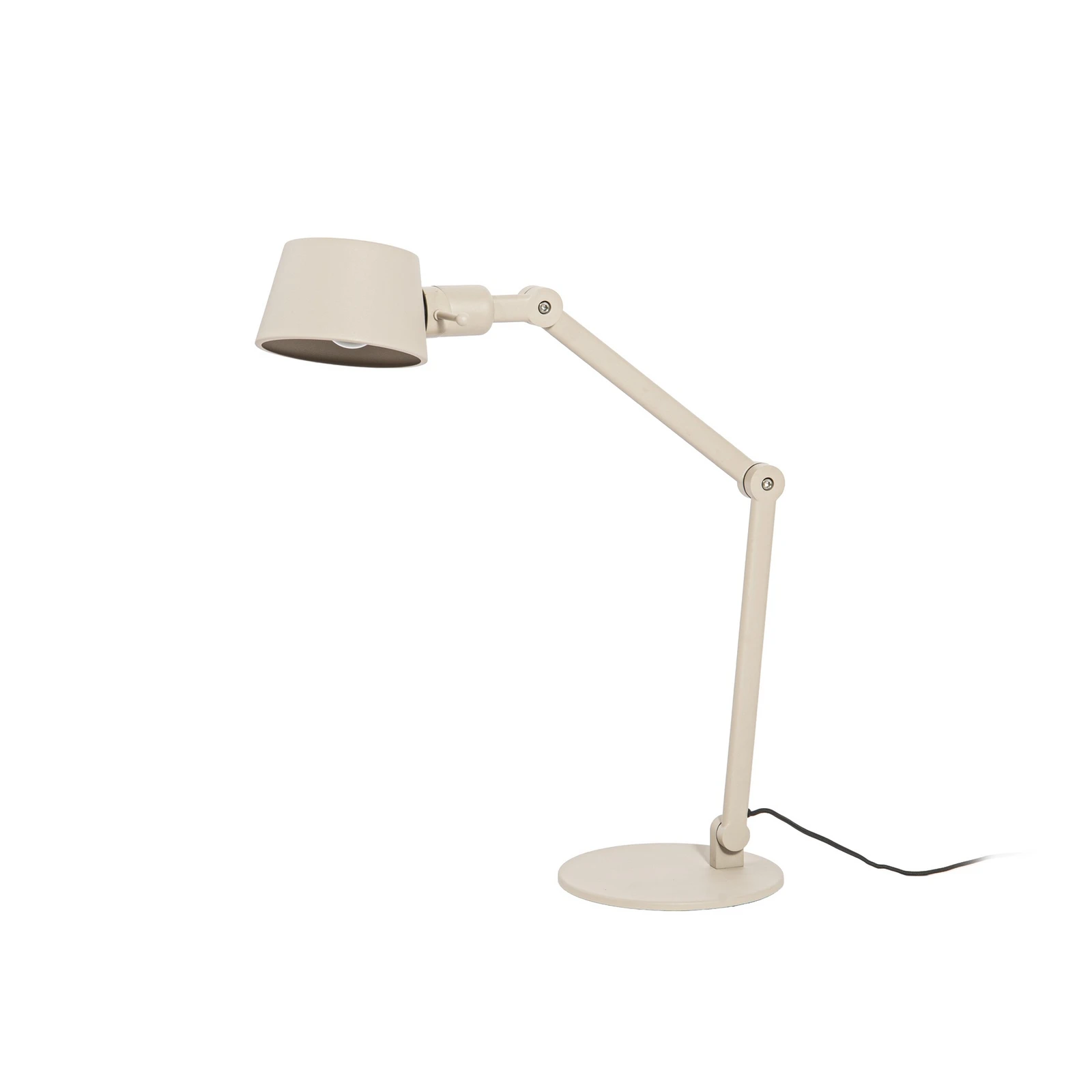 Lucande bordslampa Silka, 93 cm, beige, justerbar, E27