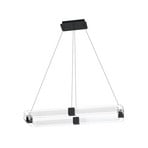 Mogetonello LED-Hängelampe, schwarz, 100 cm - Stars of Light