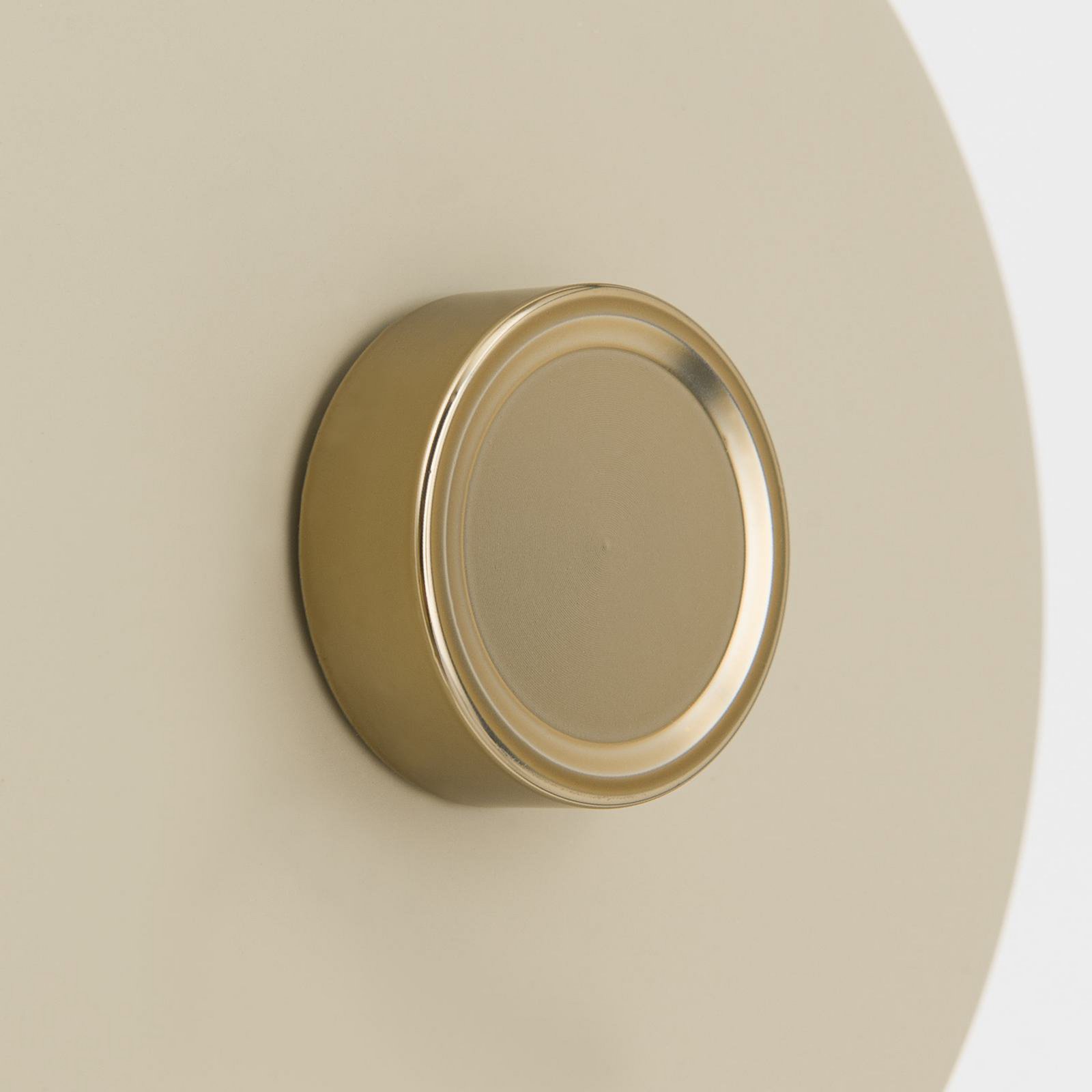 Wandleuchte Dotty, khaki, Flexarm, Dimmer, GU10