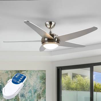 Starluna Anneka LED ceiling fan, silver