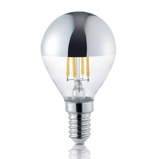 LED half mirror bulb E14 4 W, 2,800 K