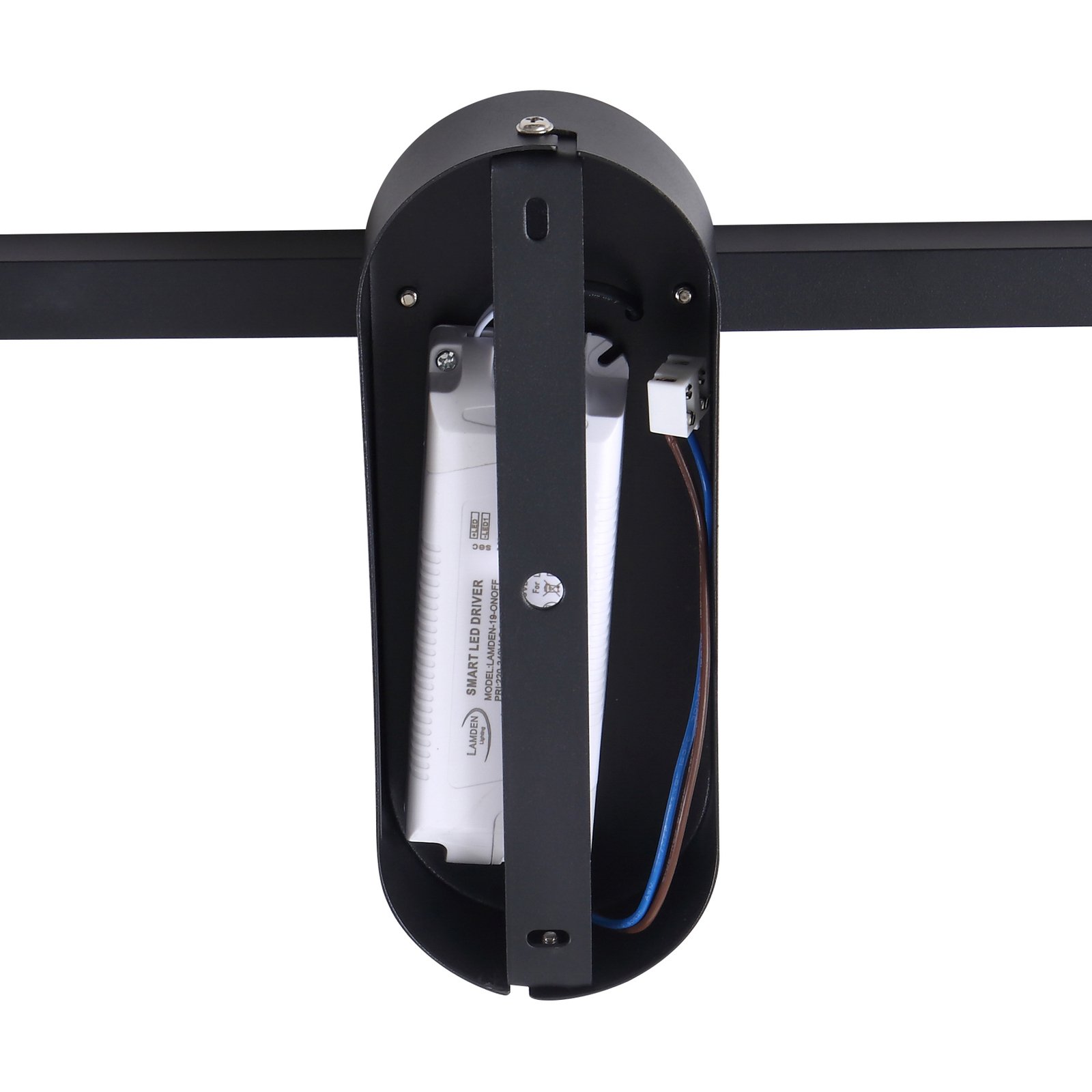 Yulla LED Deckenleuchte Schwarz - Lindby