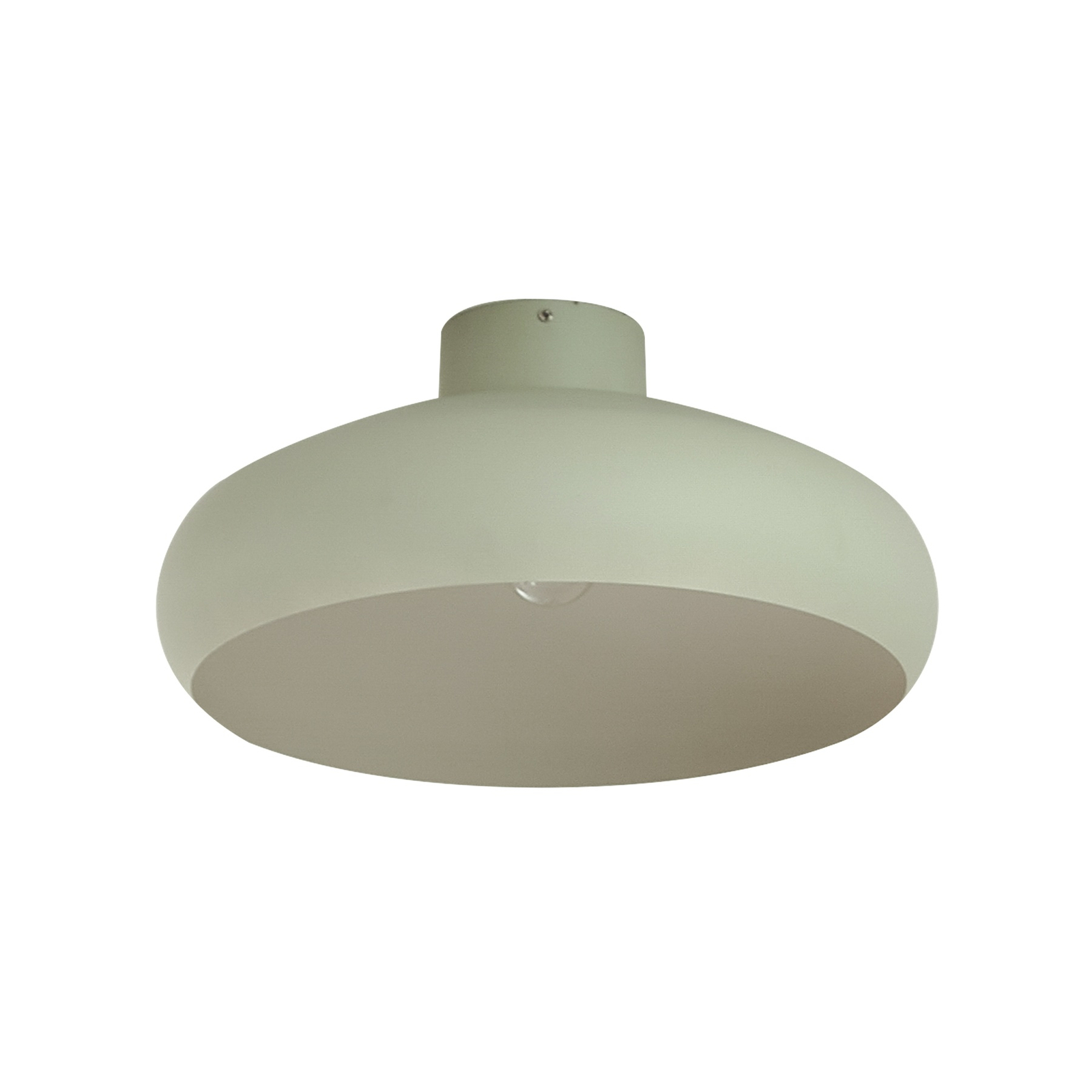 Lindby Elover taklampe, lysegrønn, Ø 45 cm, jern