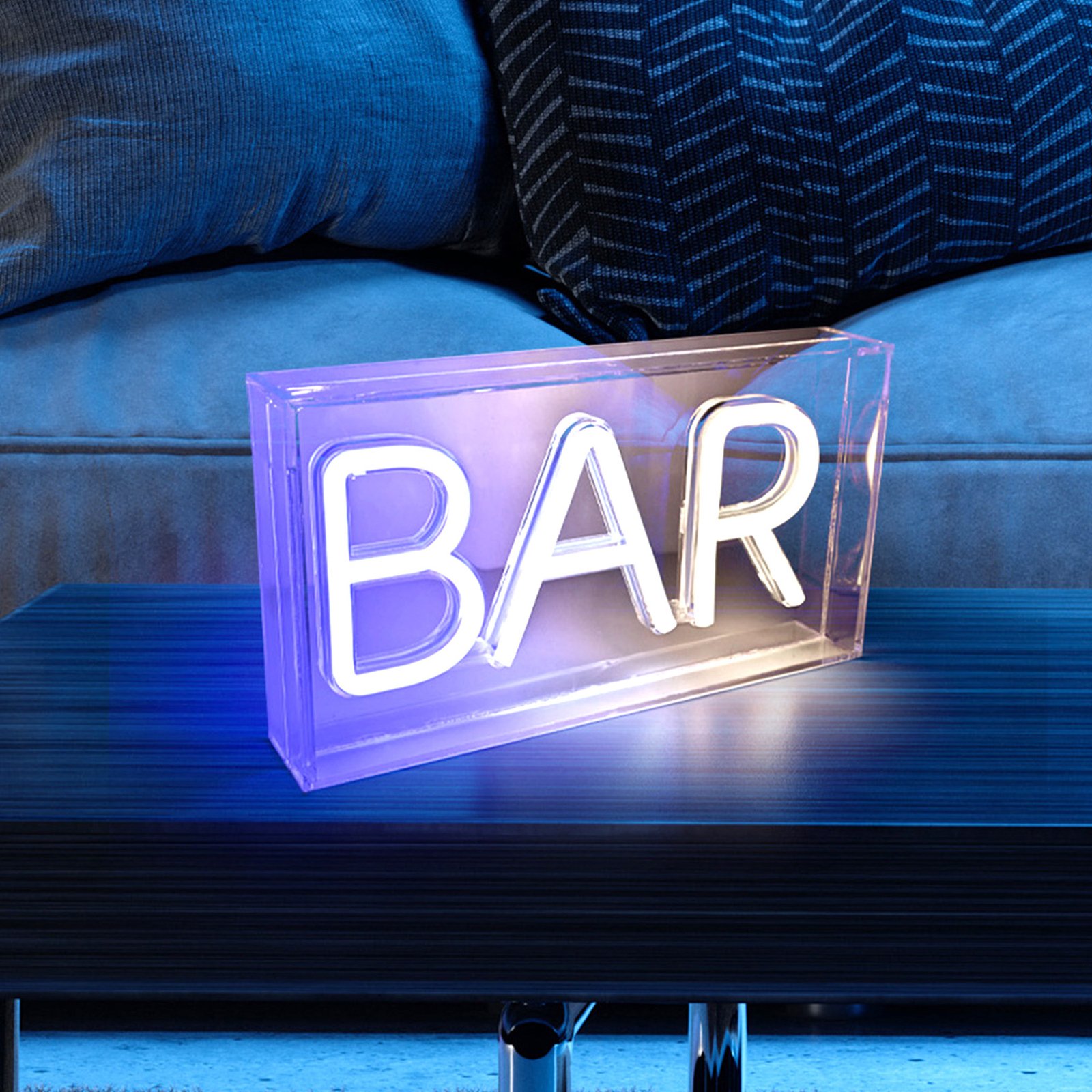 Stolová LED lampa Neon Bar, USB