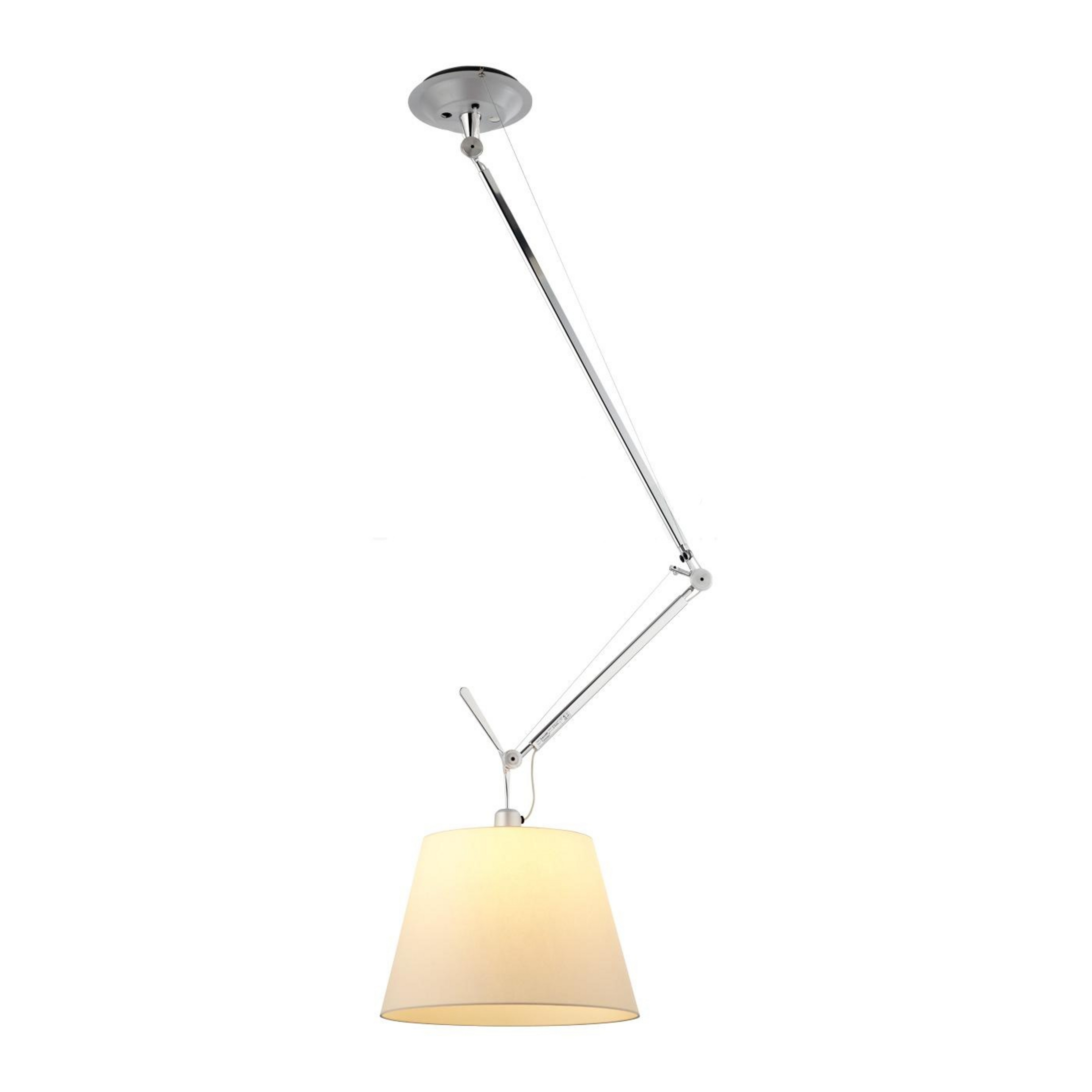 Tolomeo Decentrata Suspension Ø320 Parchemin - Artemide