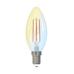 Pære 4,2 W Tuya WLAN CCT E14 Clear – LUUMR