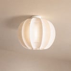 Lindby griestu lampa „Winslow“, krēmbalta, Ø 50 cm, E27