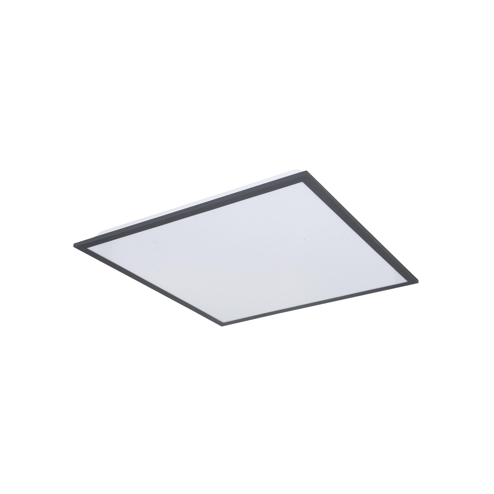 Plafonnier LED Doro, longueur 45 cm, blanc/graphite, aluminium