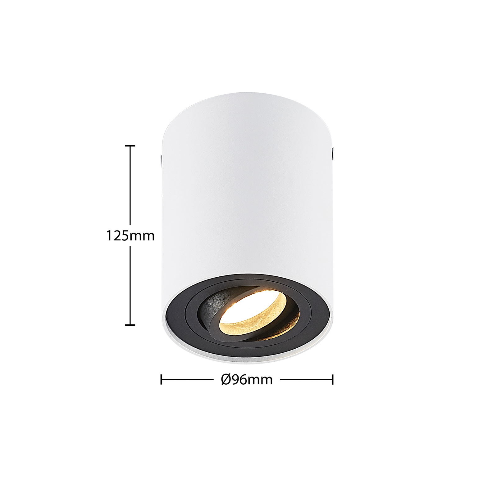 Jolina Round Stropné Lampa Black/White - Arcchio