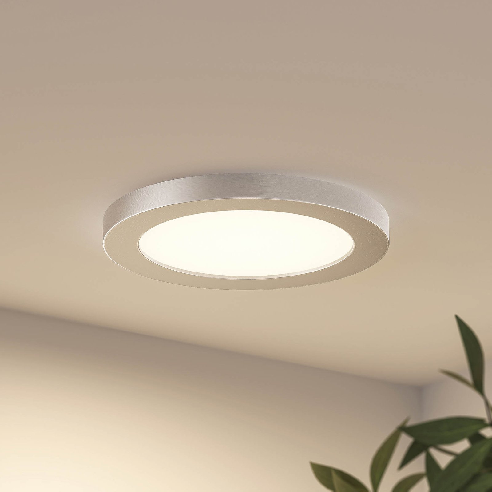Prios Aureka lampa sufitowa LED, zabudowa, 22,5 cm