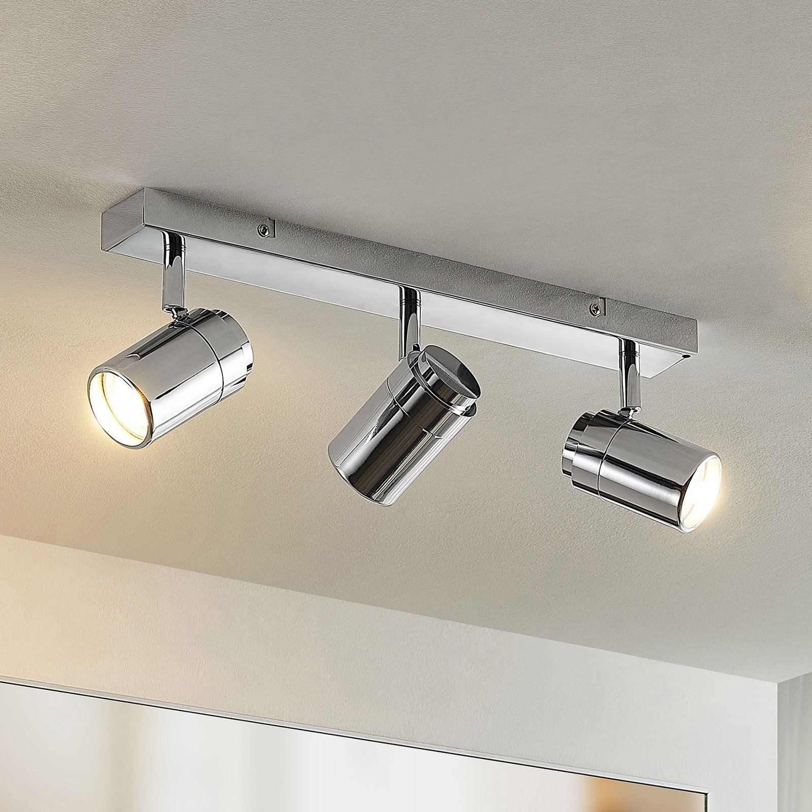 Remilan 3 Deckenleuchte Chrome - Lindby