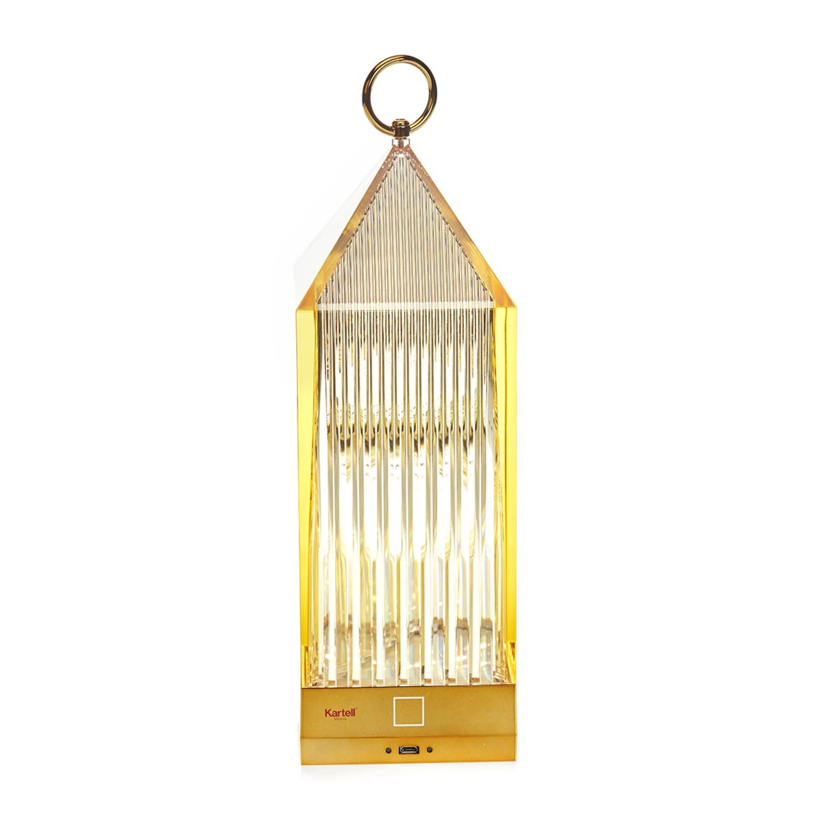 Kartell Lantern LED stolna svjetiljka, jantarna IP54