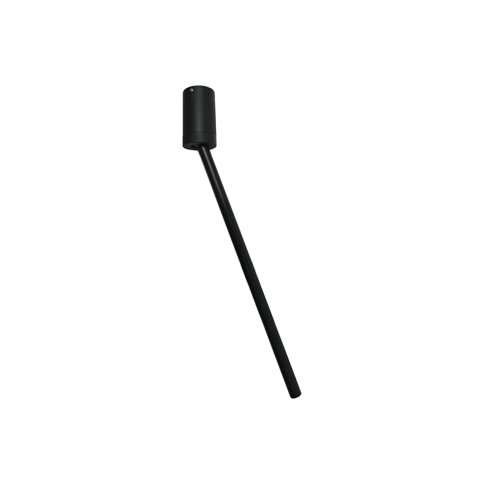 E-shop Stropné bodové svietidlo Zenia LED, čierne, výška 48,5 cm