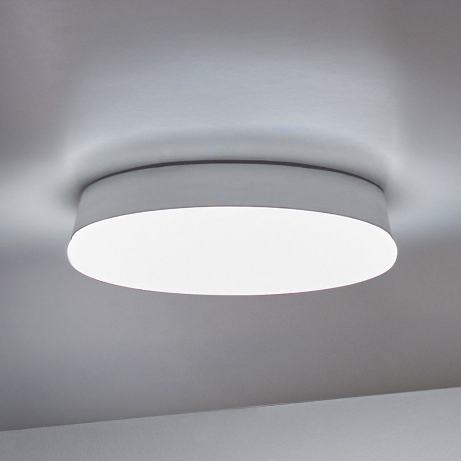 LEDS-C4 Circle plafonieră LED din sticlă - Baie - modern - crom alb