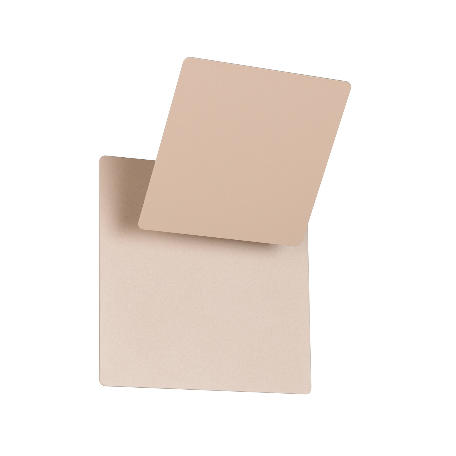 Applique murale LED Mio, couleur beige, largeur 18 cm, métal