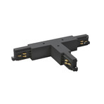Conector en T BRUMBERG ONETRACK, negro, con conductor de protección a la derecha