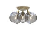 Gloria Ceiling Lamp Ø33 Brass/Smoke - Belid