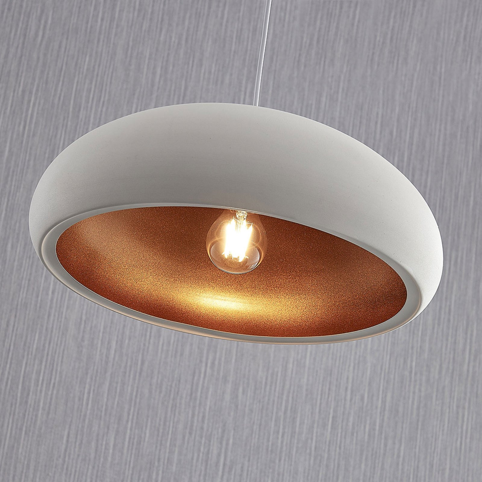 Gerwina Suspension White/Gold - Lindby