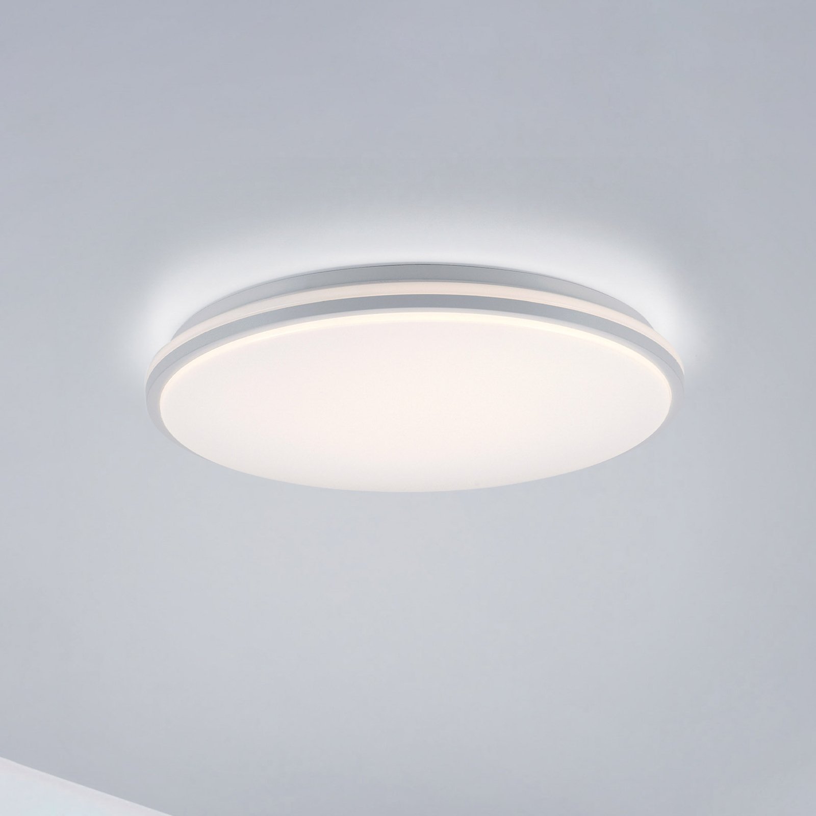 Colin LED ceiling lamp, 3-level dimmer, Ø 49cm