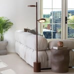 GOOD & MOJO LED-põrandalamp Okinawa, 2-osaline, pruun, 146 cm, puit