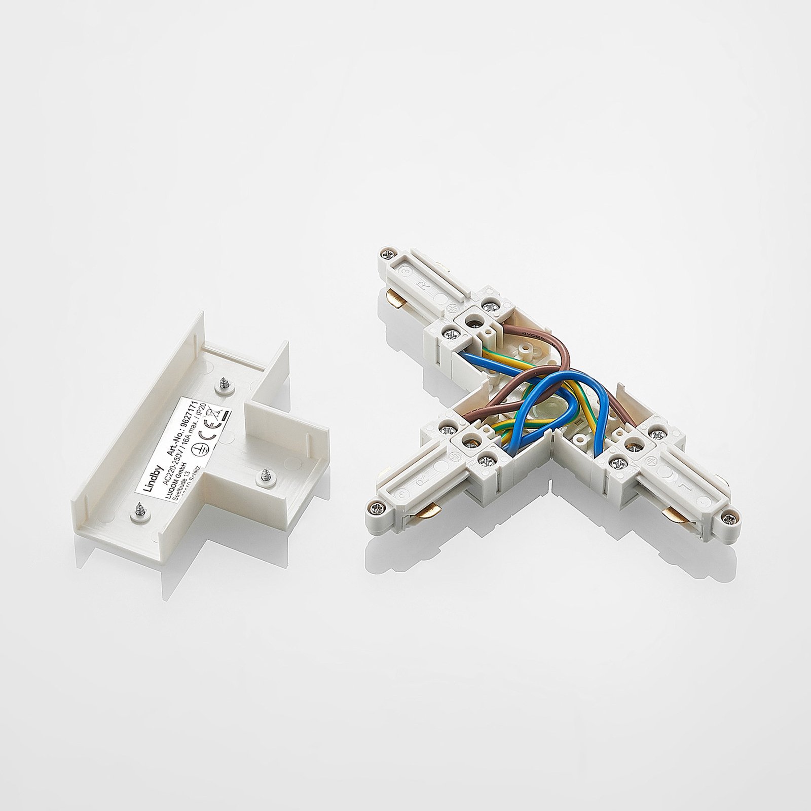 Linaro Track T-Connector Wit - Lindby