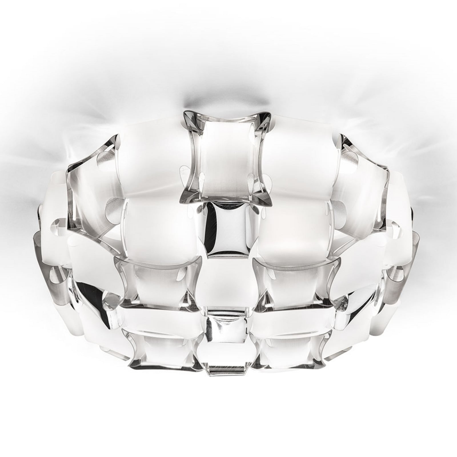 Mida Plafond/V&auml;gglampa Medium White/Platinum Slamp - Vardagsrum - Plast