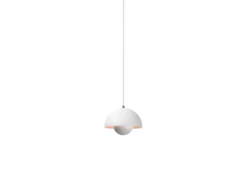 Flowerpot VP1 Lampada a Sospensione Bianco Opaco - &Tradition