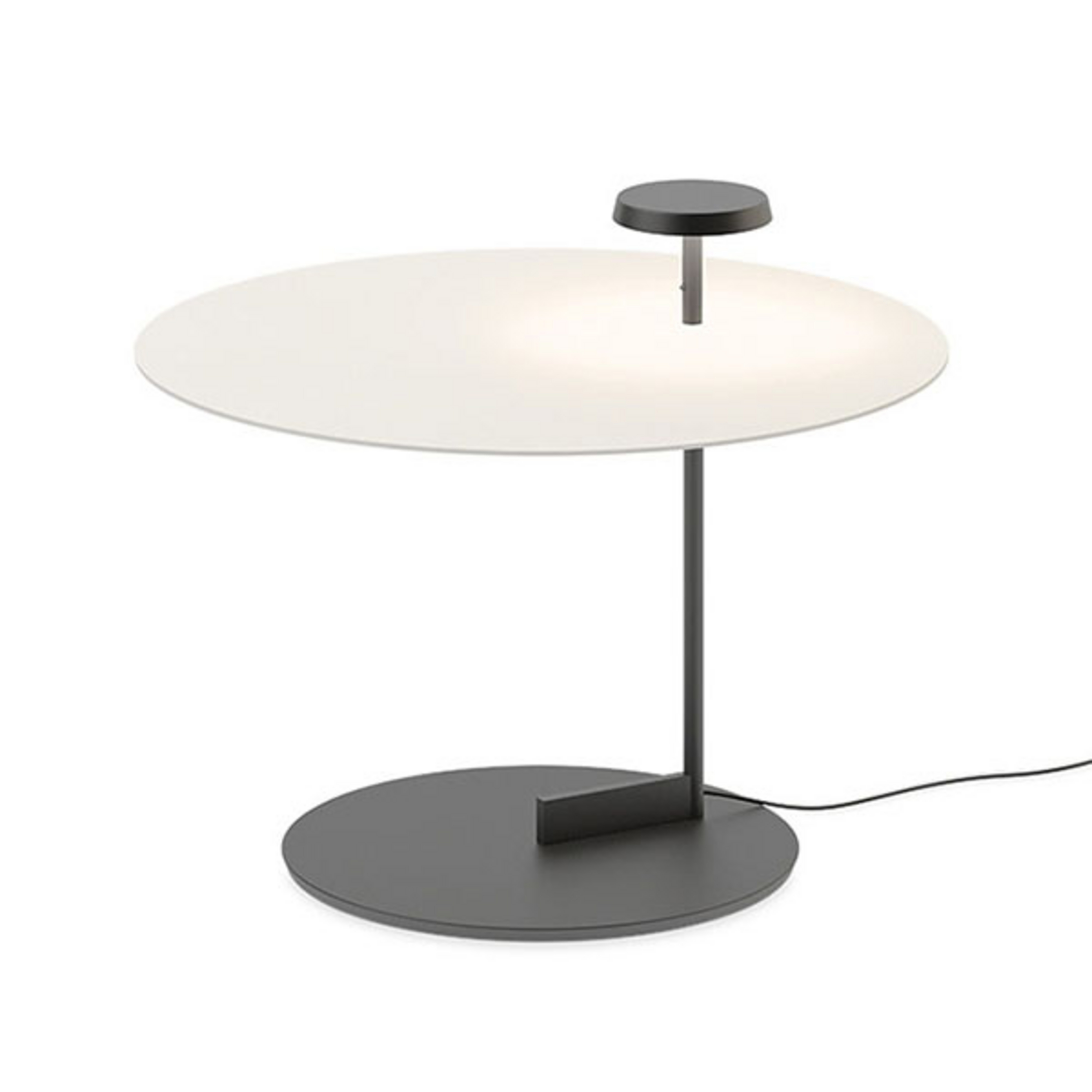 Candeeiro de pé LED Flat 43 cm branco, regulável - Vibia
