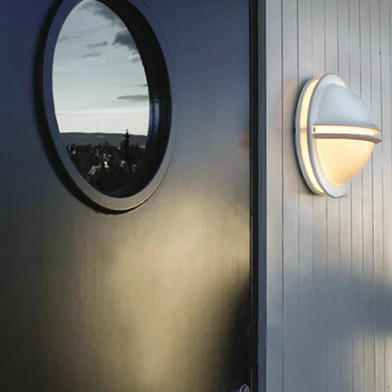 Berlin Udendørs Væglampe Hvid Norlys - Terrasse - Aluminium