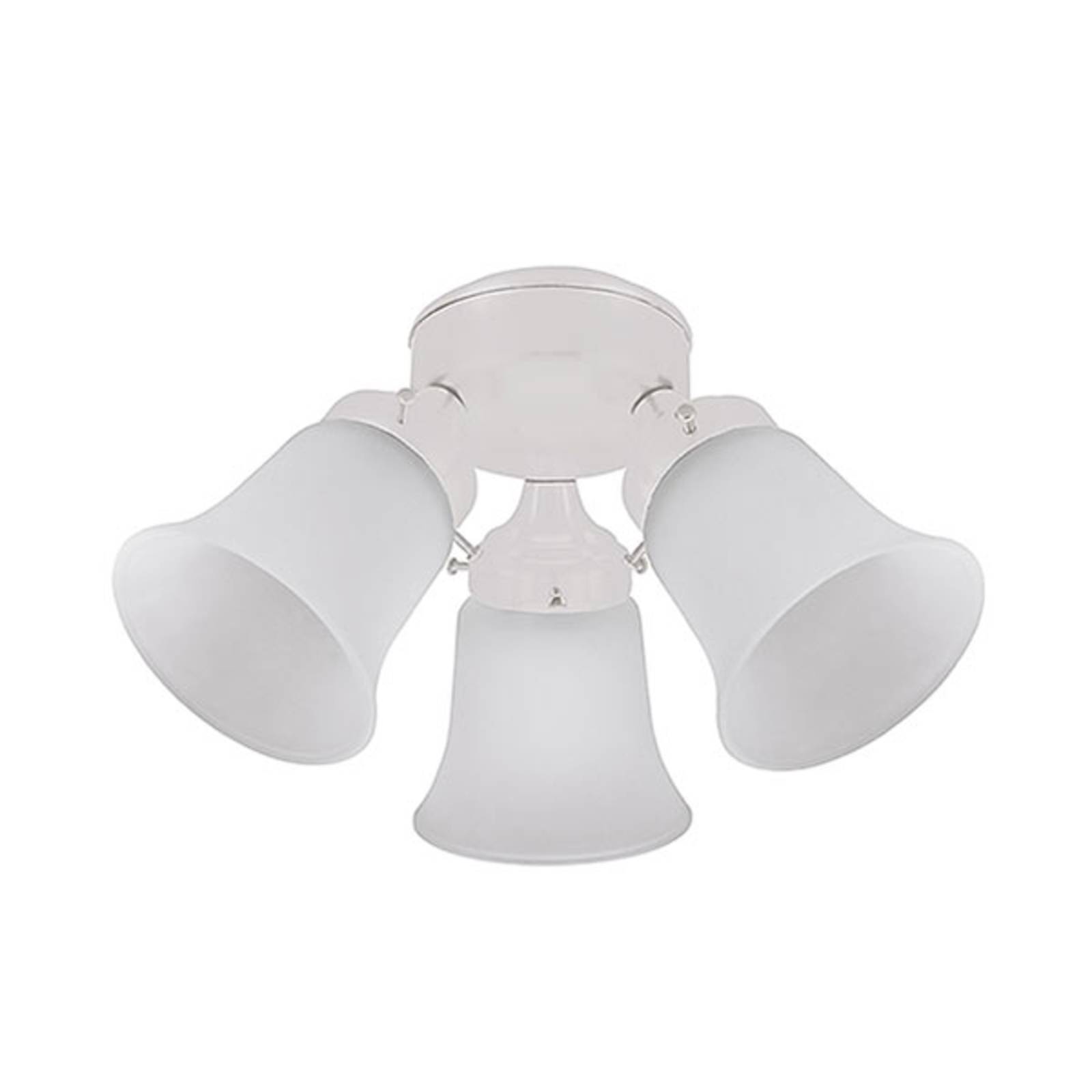 Luminaire pour ventilateurs de plafond Hunter, blanc