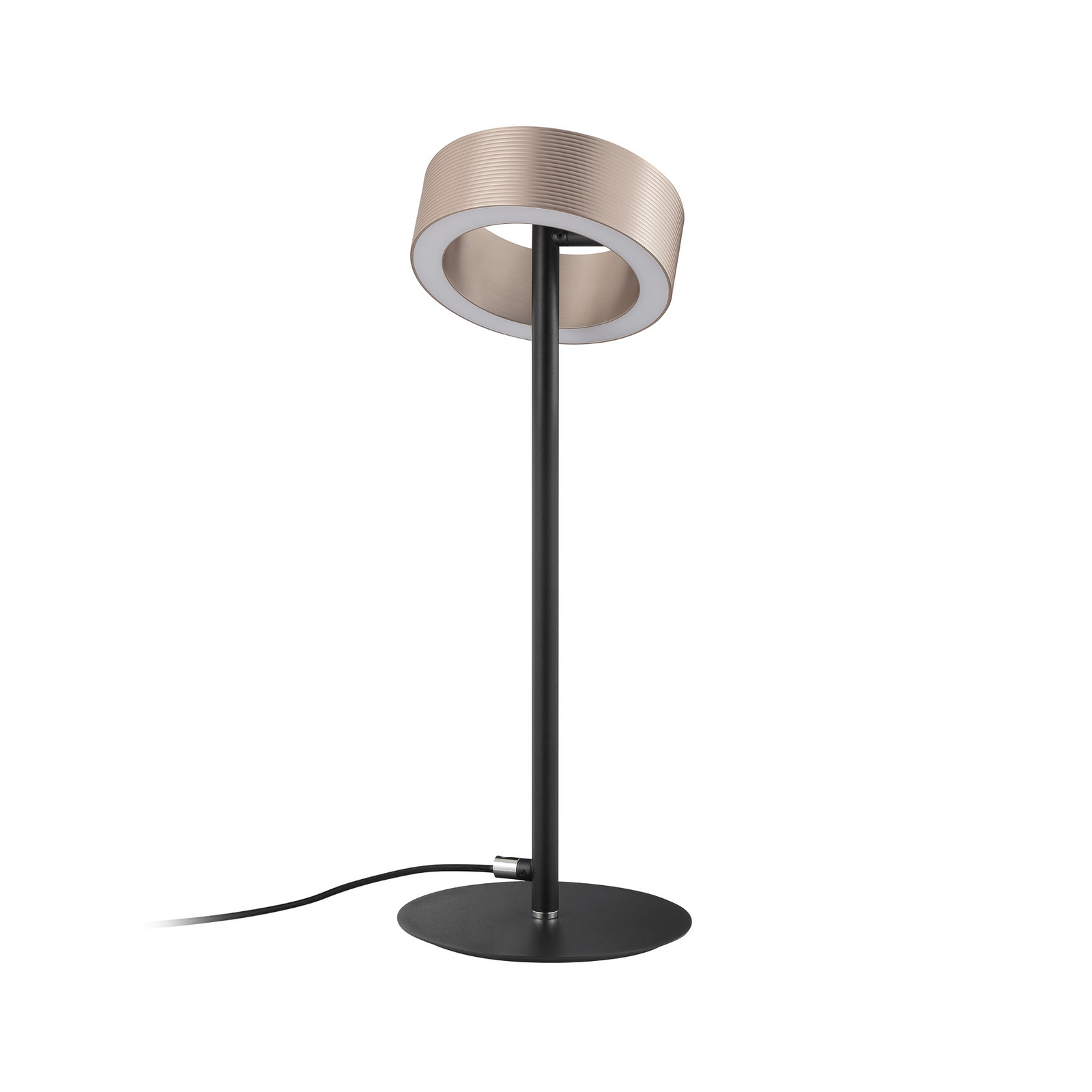 LED-Tischleuchte Axion, schwarz/braun, Höhe 45 cm, CCT LED-Tischleuchte Axion, schwarz/braun, Höhe 45 cm, CCT
